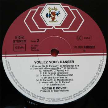 LP Ricchi E Poveri: Voulez Vous Danser
