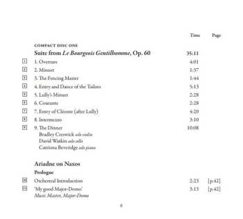 2CD/Zestaw pudełkowy Scottish Chamber Orchestra: Le Bourgeois Gentilhomme / Ariadne Auf Naxos 
