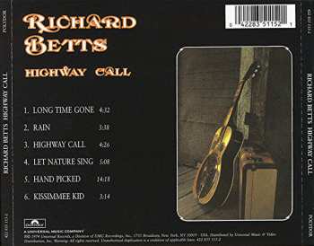 CD Dickey Betts: Highway Call