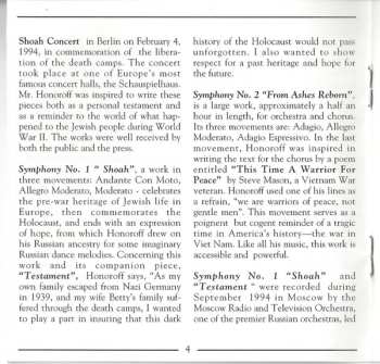 CD Большой Симфонический Оркестр Всесоюзного Радио: Symphony No. 1 • Symphony No. 2 • Testament 