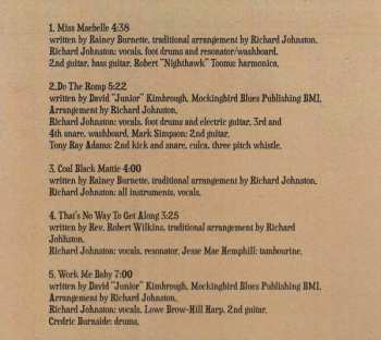 CD Richard Johnston: Foot Hill Stomp