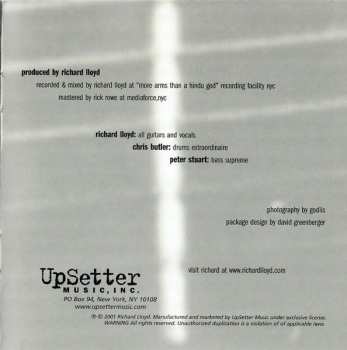 CD Richard Lloyd: The Cover Doesn't Matter