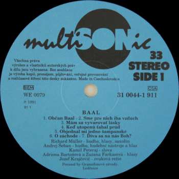 LP Kamil Peteraj: Baal