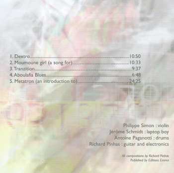 CD Richard Pinhas: Tranzition
