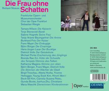 3CD/Zestaw pudełkowy Richard Strauss: Die Frau Ohne Schatten