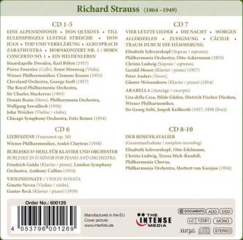 10CD/Zestaw pudełkowy Richard Strauss: Strauss; Anniversary Edition