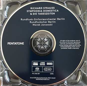 SACD Richard Strauss: Symphonia Domestica & Die Tageszeiten