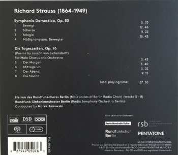 SACD Richard Strauss: Symphonia Domestica & Die Tageszeiten