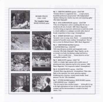 CD Richard Strauss: The Complete Songs - 8