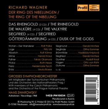 14CD/Zestaw pudełkowy Richard Wagner: Der Ring Des Nibelungen
