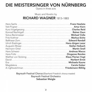 4CD/Zestaw pudełkowy Richard Wagner: Die Meistersinger Von Nürnberg