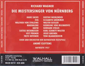 4CD/Zestaw pudełkowy André Cluytens: Die Meistersinger Von Nürnberg - Gesamtaufnahme Bayreuth 1957