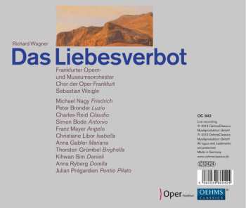 3CD/Zestaw pudełkowy Richard Wagner: Das Liebesverbot