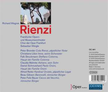 3CD/Zestaw pudełkowy Richard Wagner: Rienzi