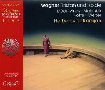 3CD/Zestaw pudełkowy Herbert von Karajan: Tristan Und Isolde : Live Recording 23. Juli 1952