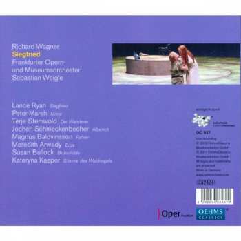 4CD/Zestaw pudełkowy Richard Wagner: Siegfried