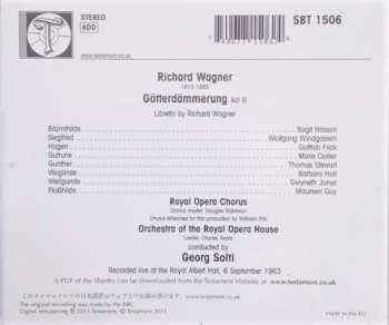 CD Birgit Nilsson: Wagner Gotterdammerung Act III - recorded live at the Royal Albert Hall, September 1963