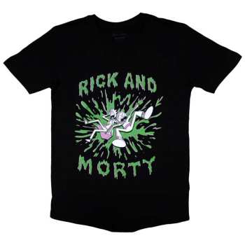 Merch Rick & Morty: Cartoon Network Koszulka - Green Splat