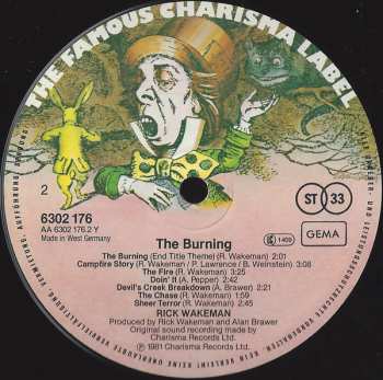 LP Rick Wakeman: The Burning (Soundtrack Music From The Film)