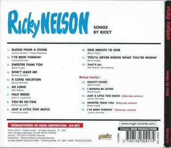 CD Ricky Nelson: Songs By Ricky DIGI