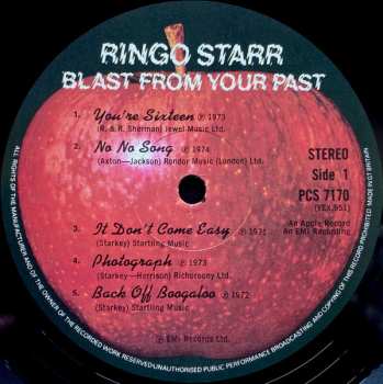 LP Ringo Starr: Blast From Your Past