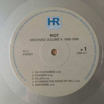 2LP/DVD Riot: Archives Volume Four: 1988-1989 LTD | CLR