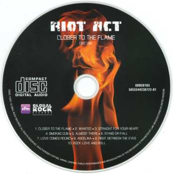 2CD Riot Act: Closer To The Flame