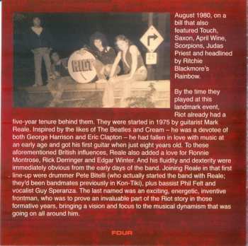 6CD/Zestaw pudełkowy Riot: The Official Bootleg Box Set Volume 1 1976-1980