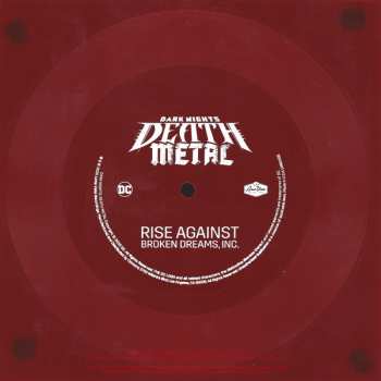 SP Rise Against: Dark Nights Death Metal #1 Soundtrack Special Edition - Rise AgainstT (Second Printing B/W Cover Variant) CLR