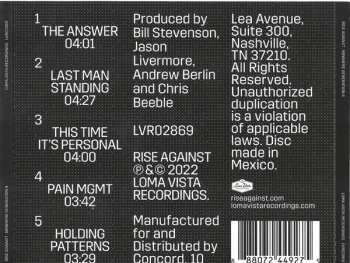 CD Rise Against: Nowhere Generation II