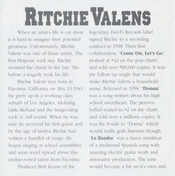 CD Ritchie Valens: La Bamba And Other Hits
