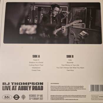 LP RJ Thompson: Live at Abbey Road CLR