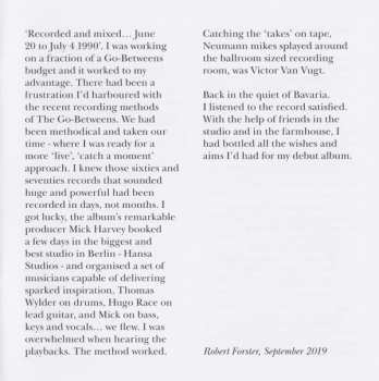 CD Robert Forster: Danger In The Past