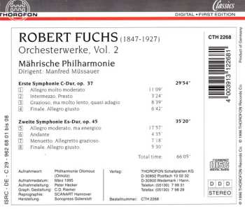 CD Robert Fuchs: Robert Fuchs: Orchesterwerke Vol. 2