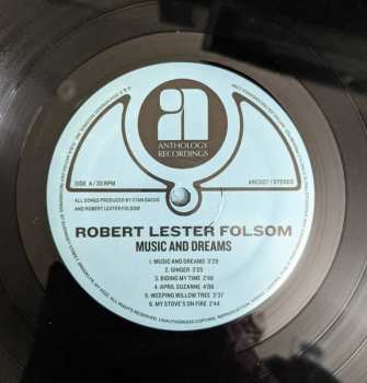 LP Robert Lester Folsom: Music And Dreams