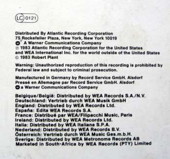 LP Robert Plant: The Principle Of Moments