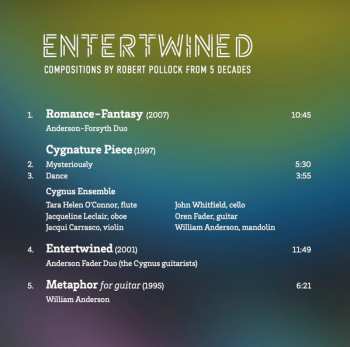 CD Cygnus Ensemble: Entertwined: Compositions By Robert Pollock From 5 Decades