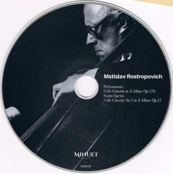CD Robert Schumann: Schumann: Cello Concerto in A Minor Op. 129 / Saint-Saëns: Cello Concerto No. 1 in A Minor Op. 33 LTD
