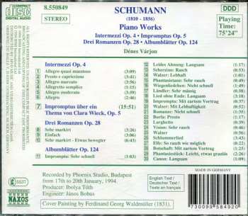 CD Robert Schumann: Piano Works
