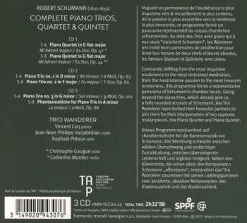 3CD Robert Schumann: Robert Schumann: Complete Piano Trios, Quartet & Quintet