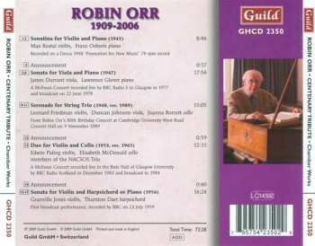 CD Robin Orr: Centenary Tribute