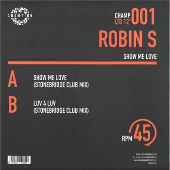 LP Robin S.: Show Me Love LTD
