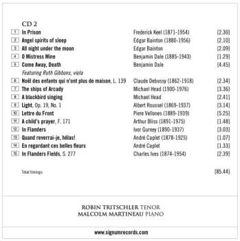 2CD Malcolm Martineau: No Exceptions, No Exemptions: Great War Songs