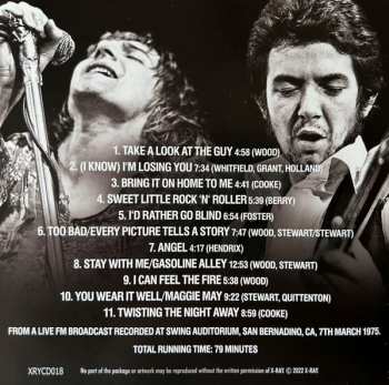 CD Rod Stewart: San Bernadino - The Classic 1975 Broadcast