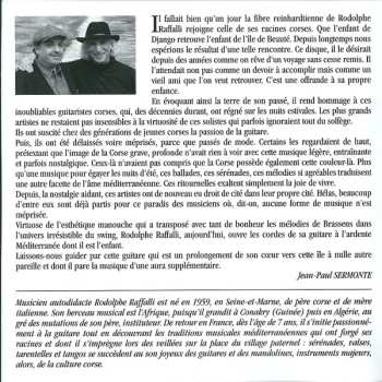 CD Rodolphe Raffalli: Un Pied Sur L'Ile