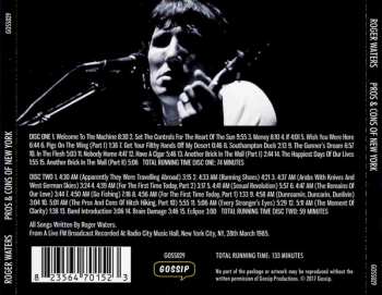 2CD Roger Waters: Pros & Cons Of New York (The Classic 1985 Broadcast)