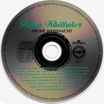 CD Roger Whittaker: Frohe Weihnacht