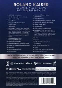 DVD Roland Kaiser: 50 Jahre. Alle Hits. Live - Ein Leben Für Die Musik