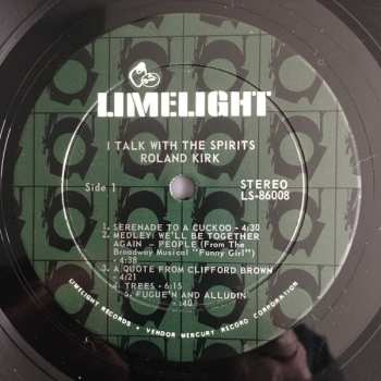 CD Roland Kirk: I Talk With The Spirits