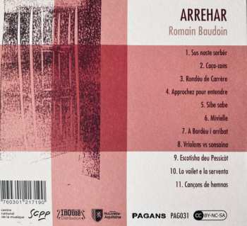 CD Romain Baudoin: Arrehar